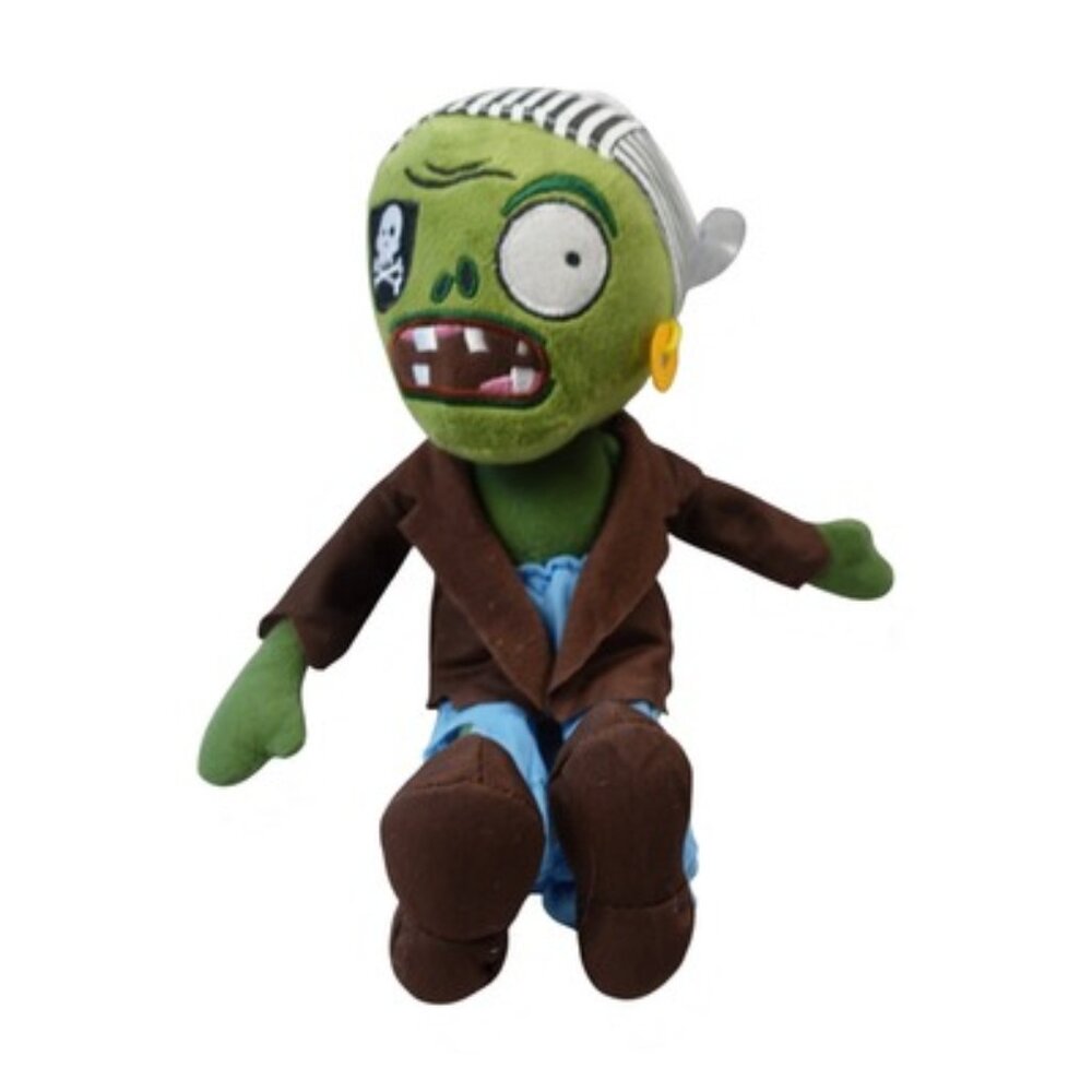 Plants vs Zombies Pirate Zombie Plush Stuffed Animal 13 Inch Toy